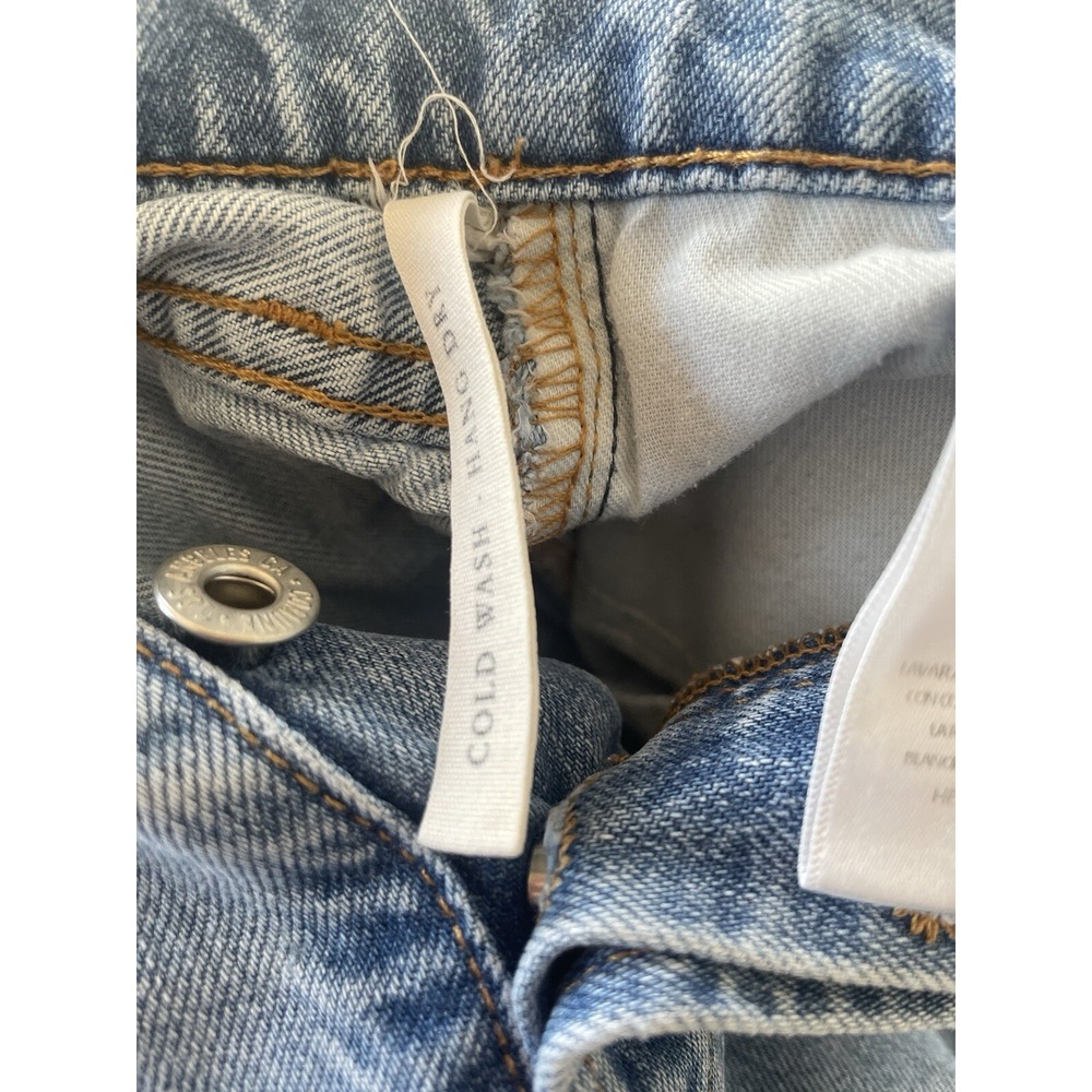 Comune Aberdeen Thrift Straight Fit Jeans‎ Women's Size 27 Button Fly Distressed - Picture 10 of 15